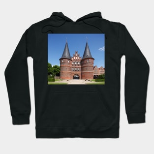 Holsten Gate, Luebeck, Schleswig-Holstein, Germany, Europe Hoodie